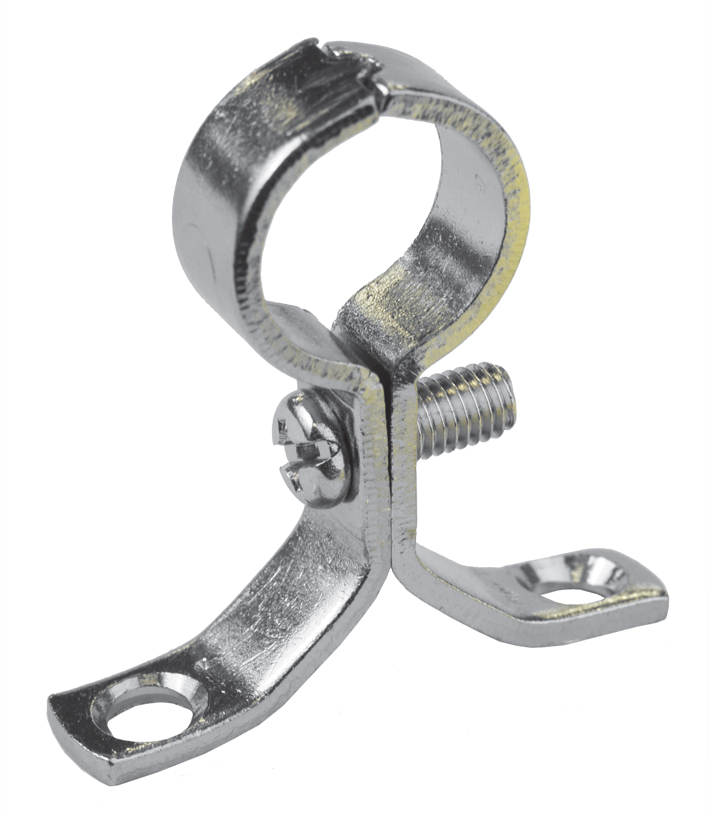 Chrome Pressed Screw On Bracket Chrome Pressed Screw On Bracket