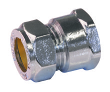 Female Coupling Chrome Plated Brass