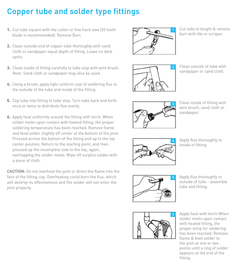 Copper Plain Coil Lawton Tubes
