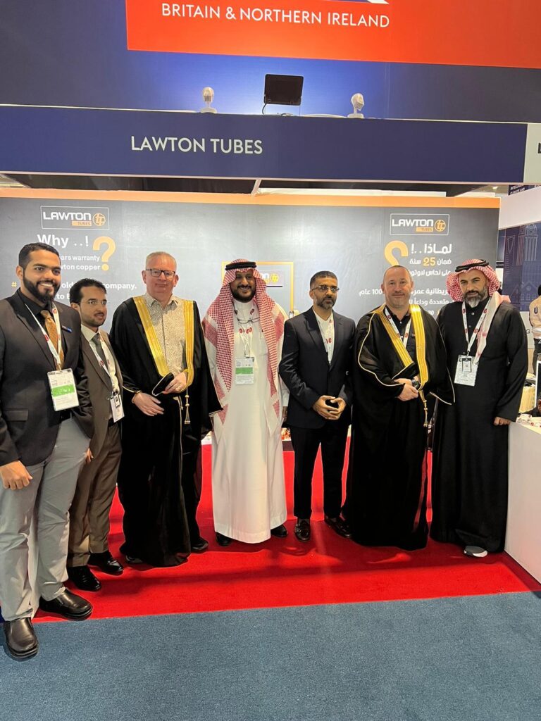 Lawton Tubes attending the big 5 in Saudi.