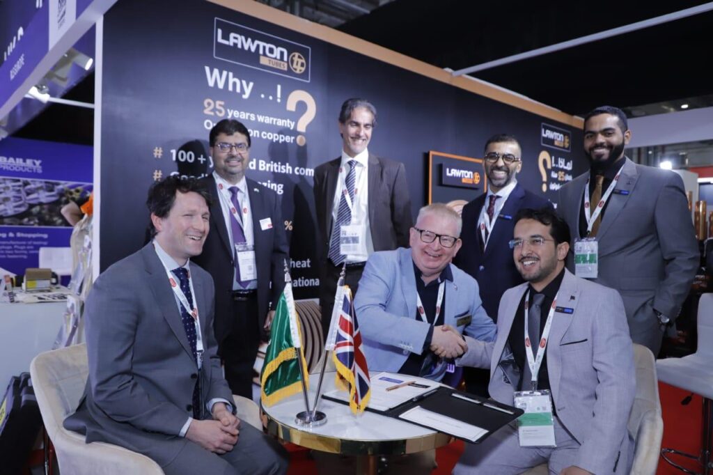 Robert Lawton meeting stakeholders in Saudi.