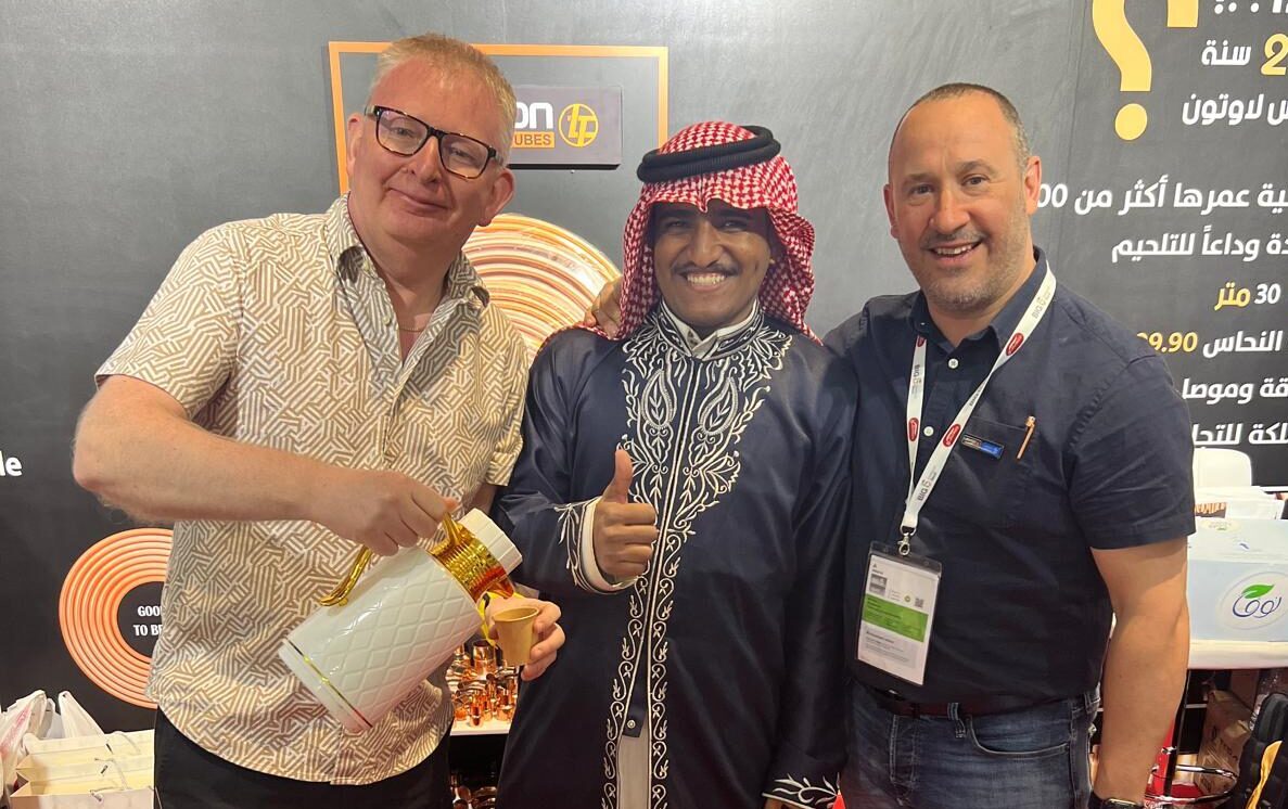 Robert Lawton and Chris White attending Saudi.