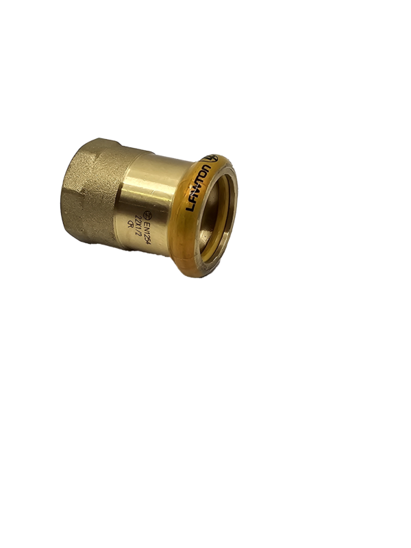 FEMALE BRASS ADAPTOR PRESS GAS