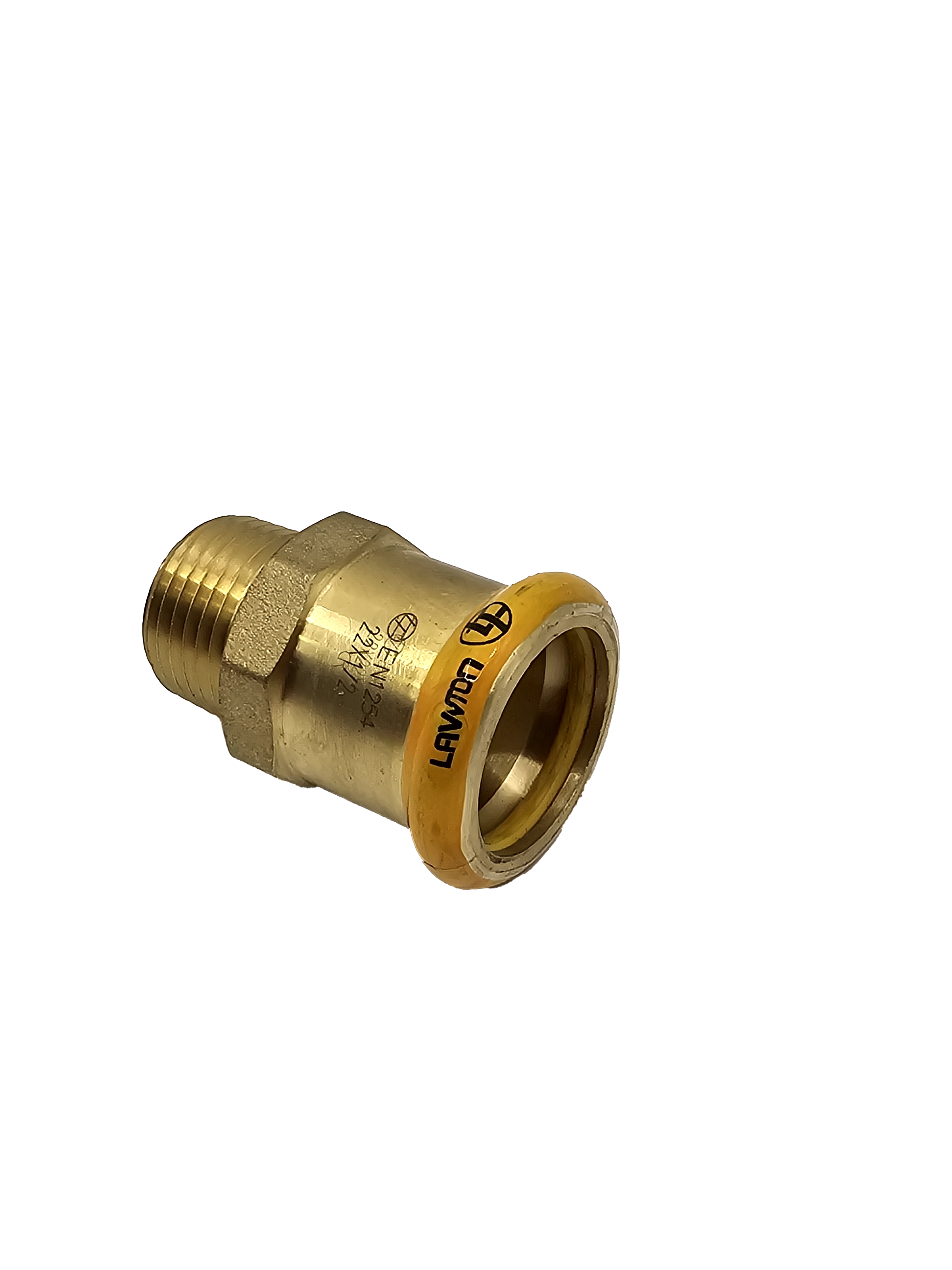 MALE BRASS ADAPTOR PRESS GAS