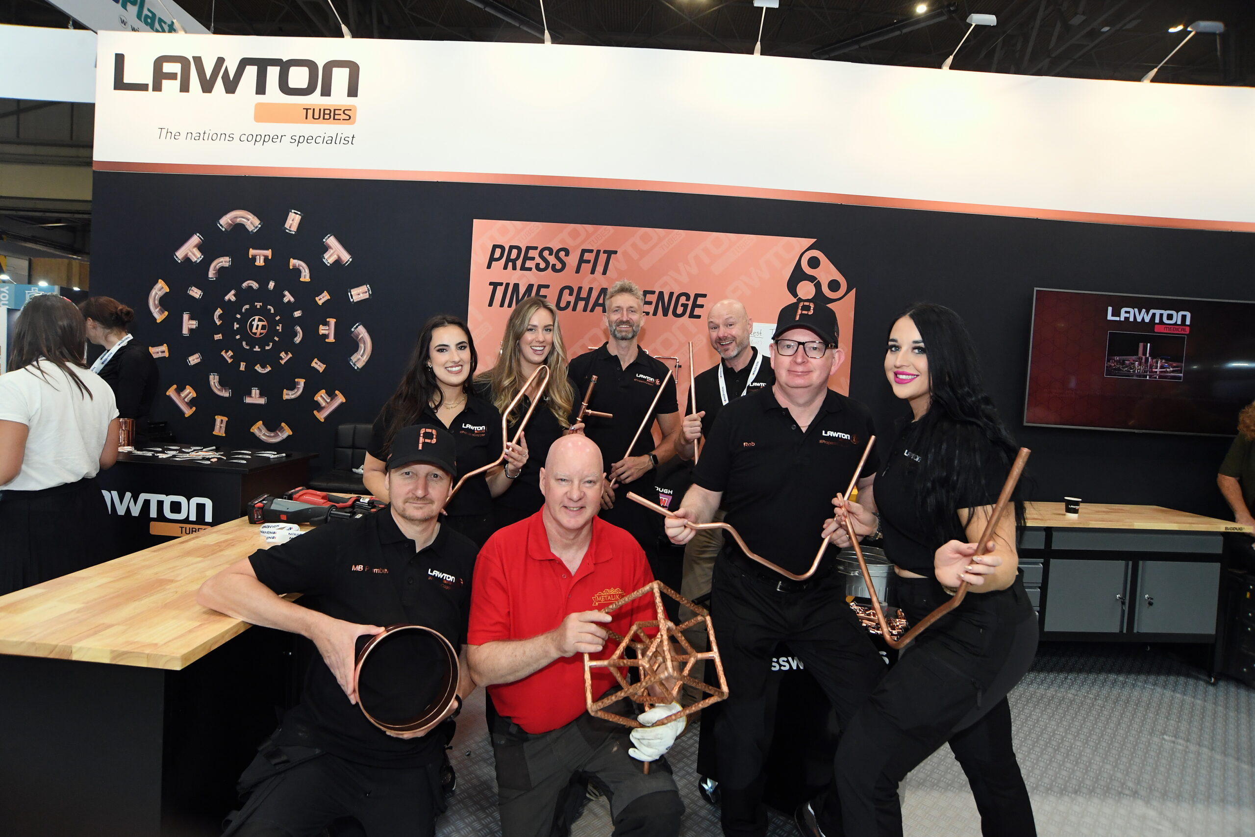 Lawton Tubes Stand at the Installer Show