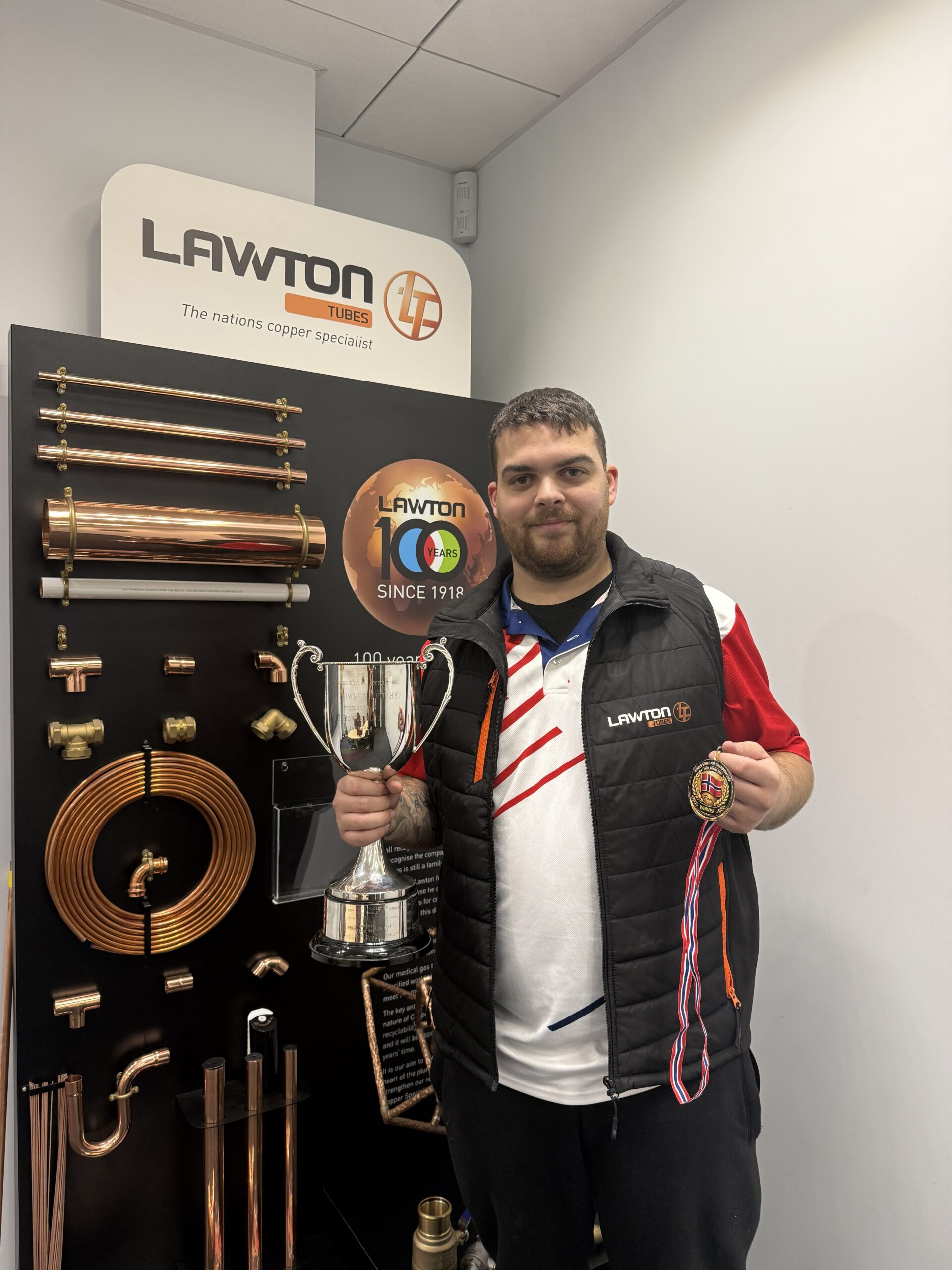Celebrating World Champion Success for Team Member Nathan Caine